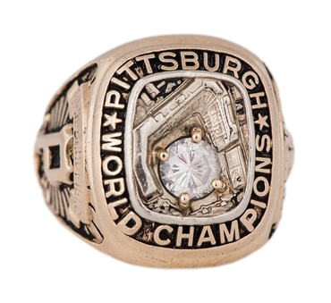 Ultra Rare 1960 Pittsburgh Pirates World Series Champions Players Ring Presented To Dick Schofield (Schofield LOA)